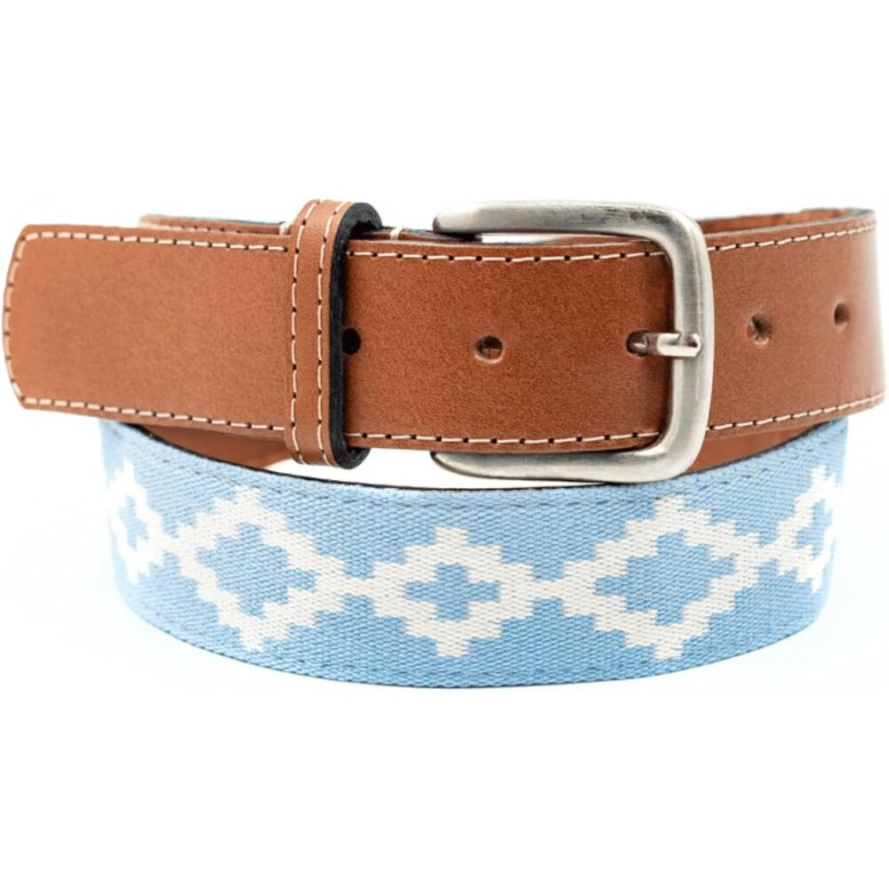 Handmade Woven Polo Belt Crafted from Full Grain Leather 32